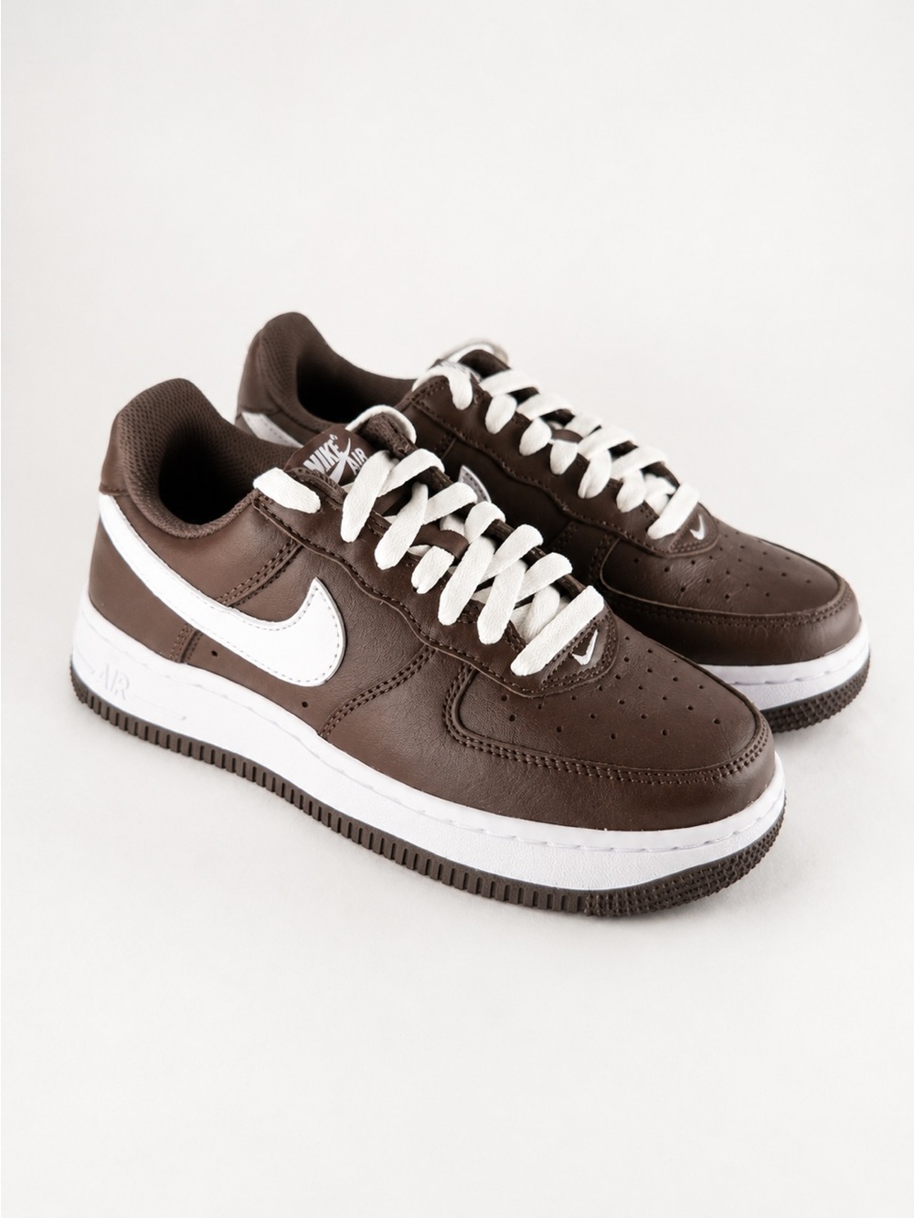 Size 5.5M/7W- Nike Air Force 1 Low Chocolate Sneakers